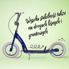 Apollo - Retro hulajnoga Paradise z oponami pneumatycznymi 12,5 cala - Niebieski