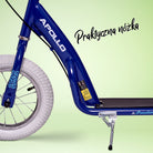 Apollo - Retro hulajnoga Paradise z oponami pneumatycznymi 12,5 cala - Niebieski