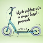 Apollo - Retro hulajnoga Paradise z oponami pneumatycznymi 12,5 cala - Jasnoniebieski