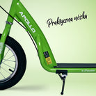 Apollo - Retro hulajnoga Paradise z oponami pneumatycznymi 12,5 cala - Zielony