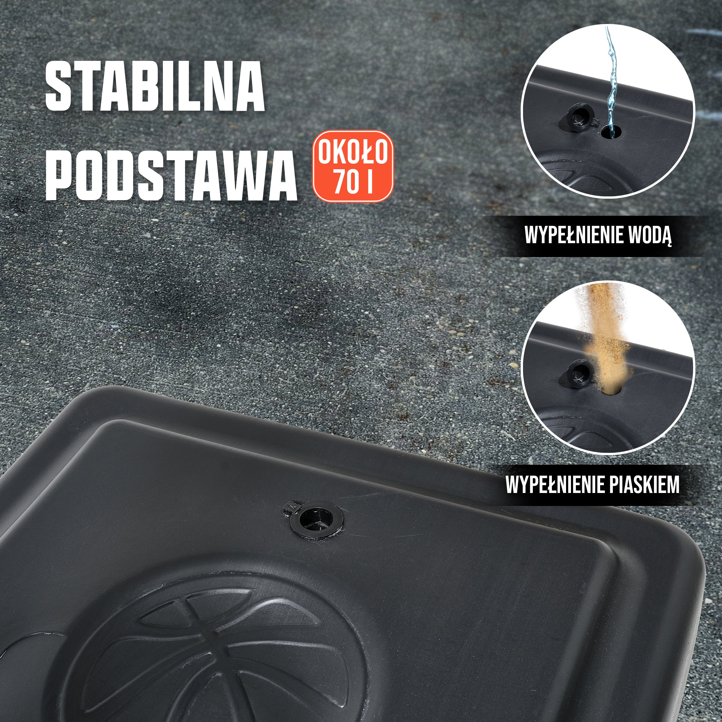 Apollo - Kosz do koszykówki ze stojakiem, kółkami, piłką i pompką - official Size 230-305 cm