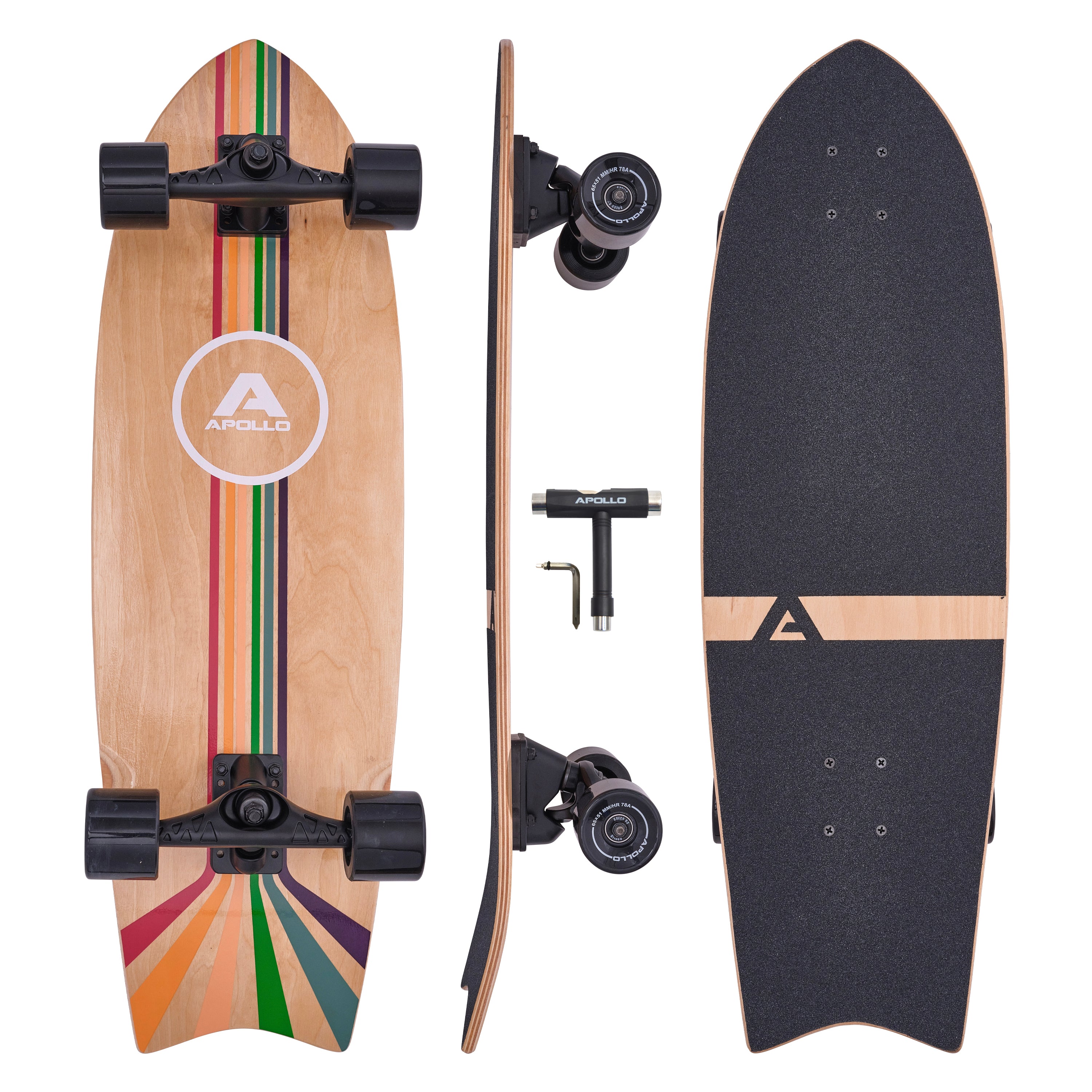 Apollo - Surf Style Board - Apollo Stripes - Stripes