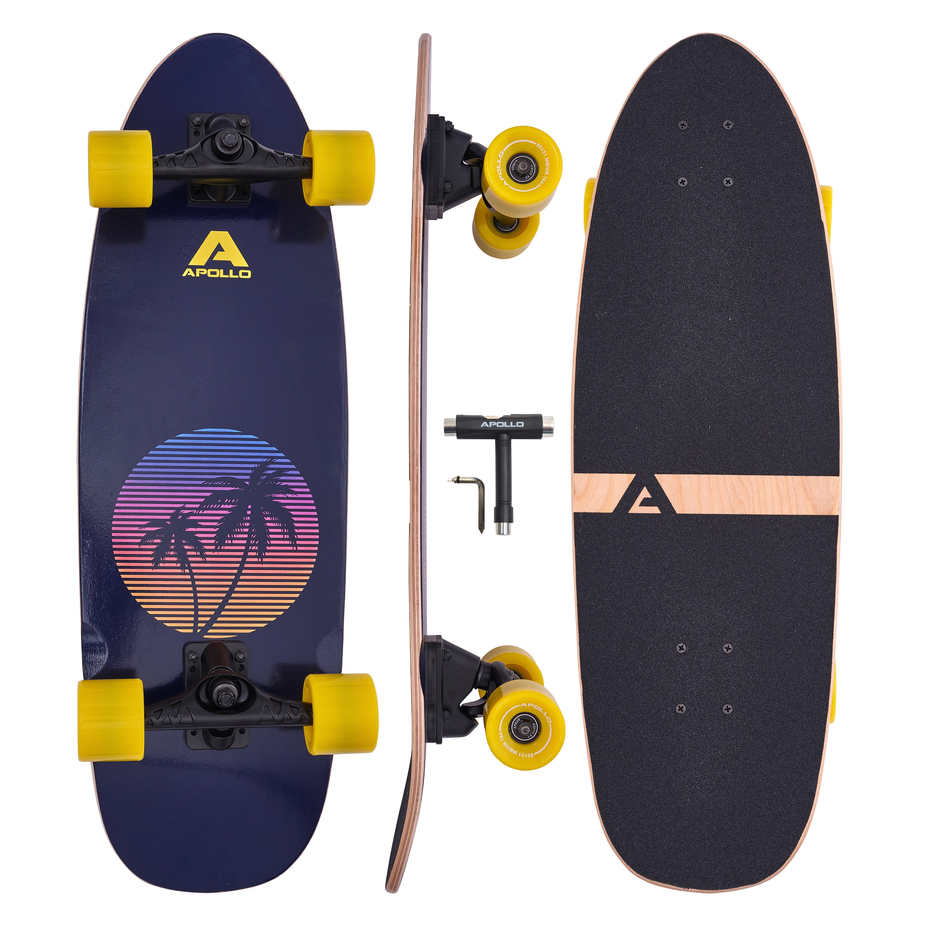 Apollo - Surf Style Board - Apollo Miami Sunset - Miami Sunset