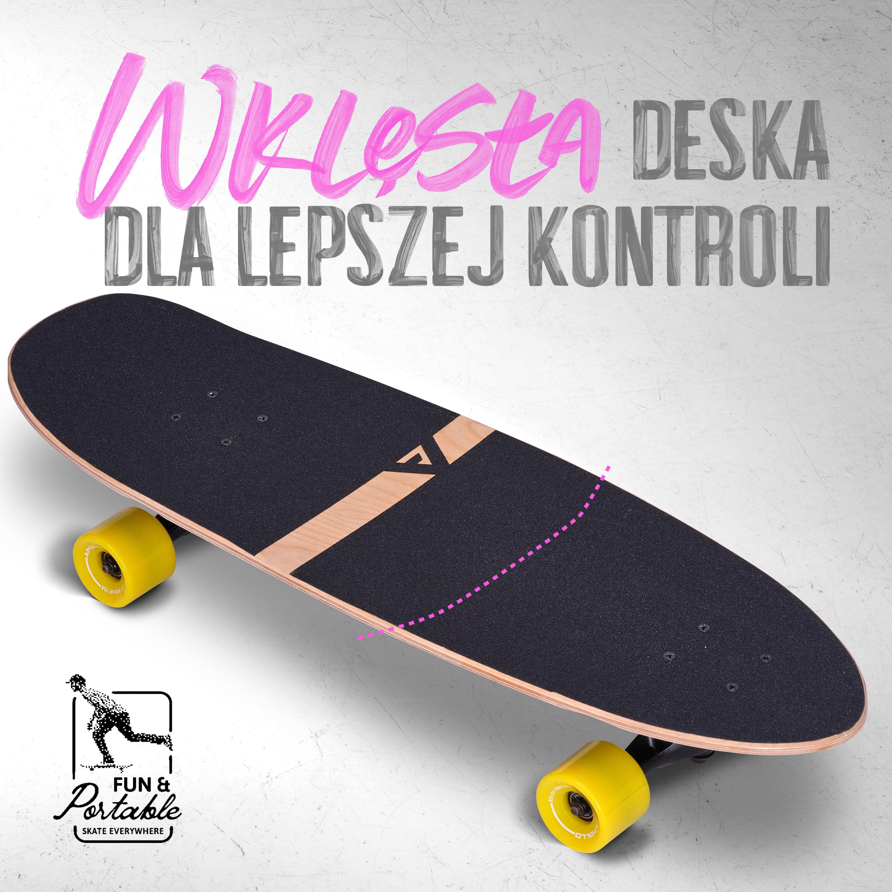 Apollo - Surf Style Board - Apollo Miami Sunset - Miami Sunset