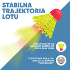 Apollo - Zestaw do speed badmintona - w tym torba, 2 rakiety, lotki - Niebieski