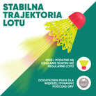 Apollo - Zestaw do speed badmintona - w tym torba, 2 rakiety, lotki - Szary Mennica