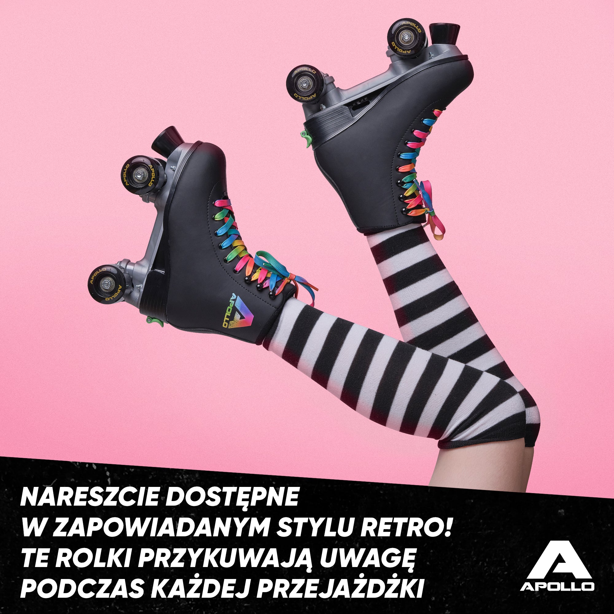 Apollo - Classic Roller wrotki dla dzieci i dorosłych - Rodeo Drive - L (39-42)