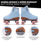 Apollo - Classic Roller wrotki dla dzieci i dorosłych - Nightfever blue - L (39-42)