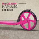 Apollo - Składana hulajnoga miejska „Artemis” z regulowaną wysokością kierownicy dla dzieci i młodzieży - Różowy