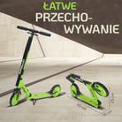 Apollo - Składana hulajnoga miejska „Artemis” z regulowaną wysokością kierownicy dla dzieci i młodzieży - Zielony