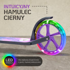 Apollo - Składana hulajnoga miejska „Artemis” z regulowaną wysokością kierownicy dla dzieci i młodzieży - Starlight