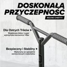 Apollo - Hulajnoga stunt „Genius Pro" - wytrzymała hulajnoga dla dzieci z łożyskami ABEC 9 - Czarny