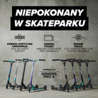Apollo - High-end hulajnoga stunt "Genesis Pro X" z łożyskami ABEC 9 - Czarny