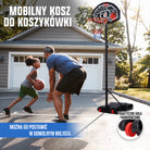 Apollo - Apollo kosz do koszykówki ze stojakiem i kółkami - Graffiti