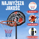 Apollo - Apollo kosz do koszykówki ze stojakiem i kółkami - Graffiti