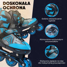 Apollo Funsport PL - Champion - Regulowane rolki - niebieski - L (39-42)