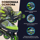Apollo Funsport PL - Champion - Regulowane rolki - zielony - L (39-42)