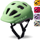 Apollo - Apollo kask rowerowy dla dzieci, kask dla dzieci i młodzieży, kask multi-sportowy - Green Fade
