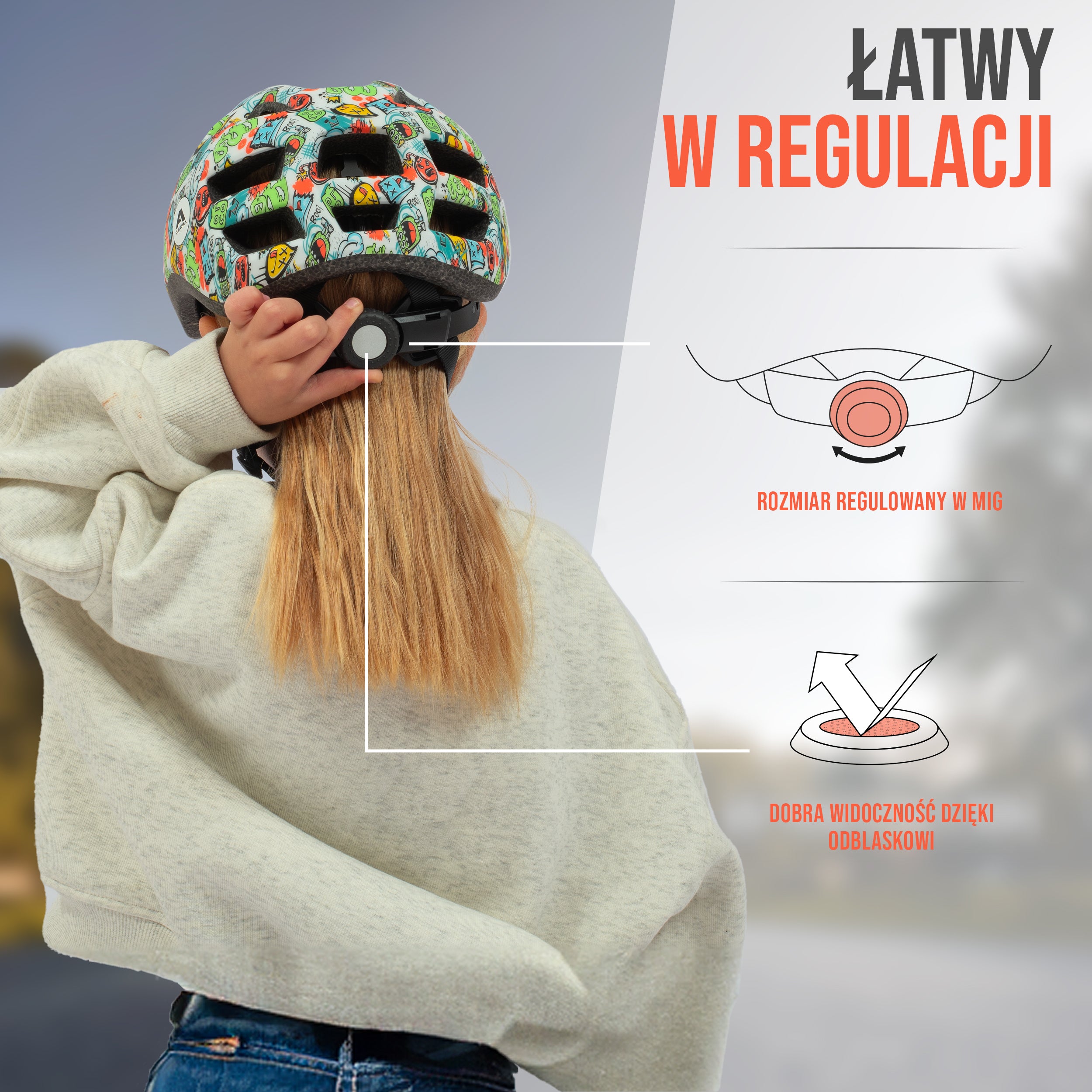 Apollo - Apollo kask rowerowy dla dzieci, kask dla dzieci i młodzieży, kask multi-sportowy - Monsta Mania