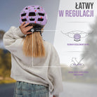 Apollo - Apollo kask rowerowy dla dzieci, kask dla dzieci i młodzieży, kask multi-sportowy - Flower Love
