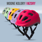 Apollo - Apollo kask rowerowy dla dzieci, kask dla dzieci i młodzieży, kask multi-sportowy - Red Fade