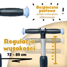 Apollo - Hulajnoga dla dzieci "KidsPro4" składana hulajnoga LED - Niebieski