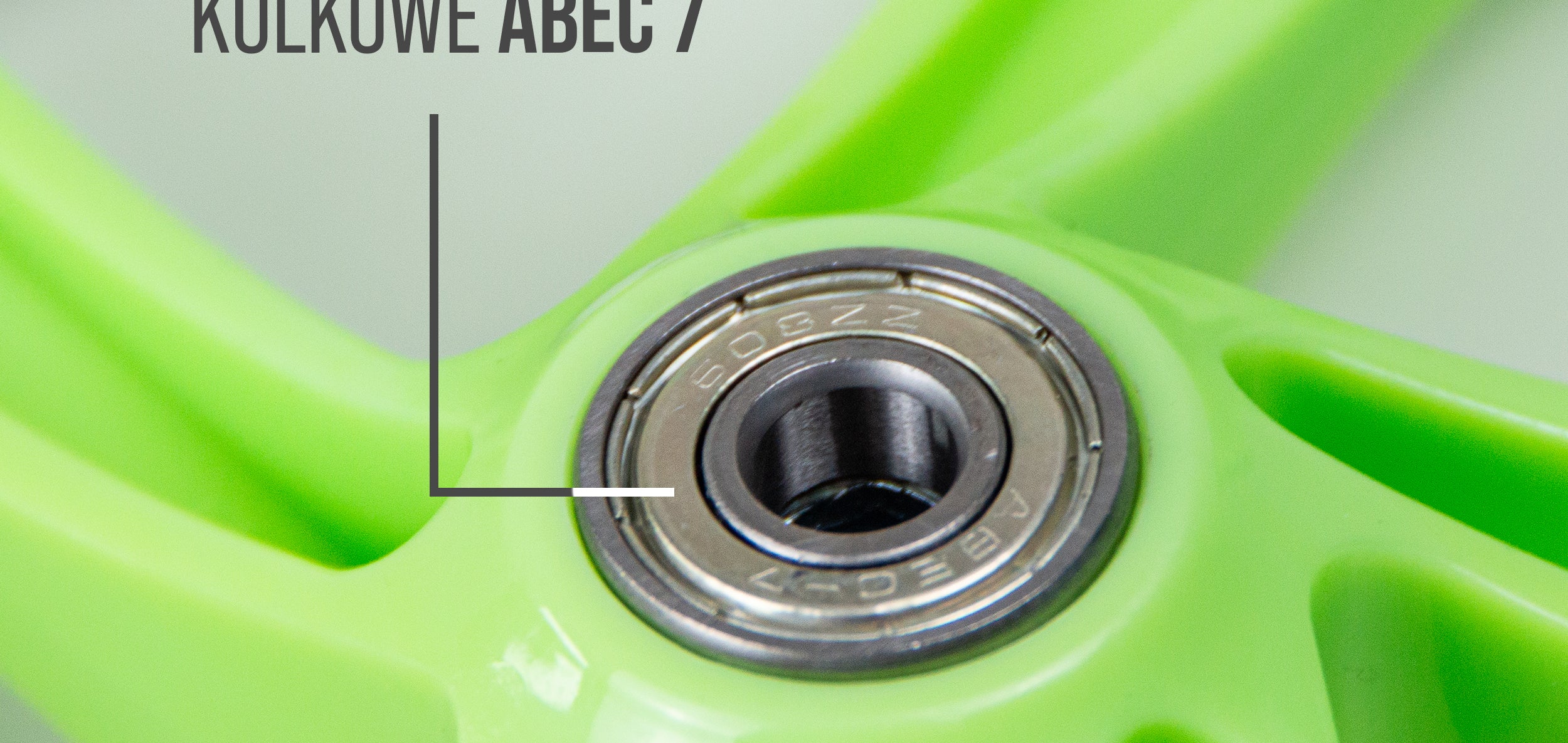 Apollo - 200 mm zestaw zapasowych kół do City Scooter - Phantom / Spectre - Zielony Czarny