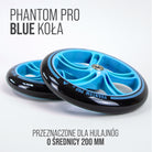 Apollo - 200 mm zestaw zapasowych kół do City Scooter - Phantom / Spectre - Niebieski Czarny