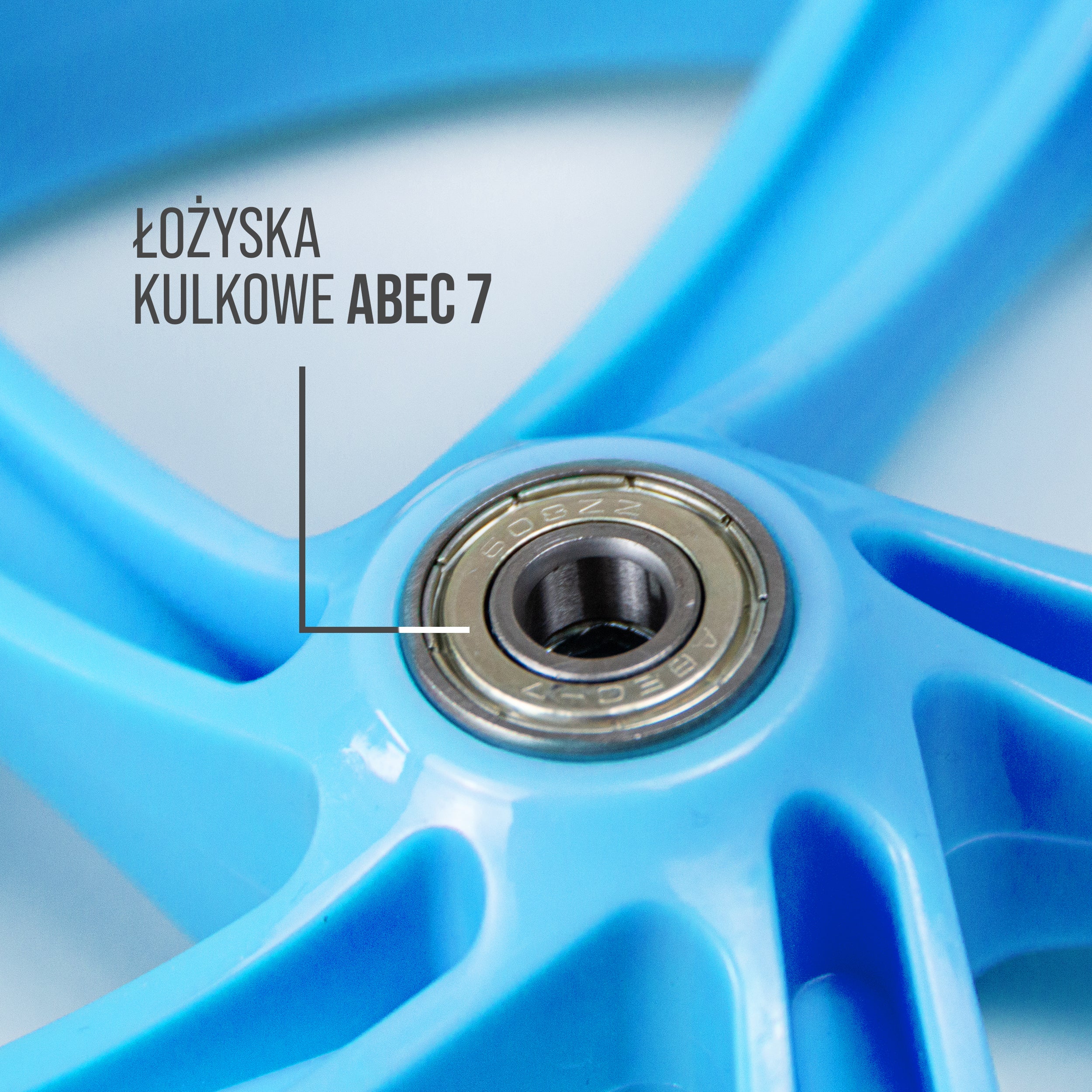 Apollo - 200 mm zestaw zapasowych kół do City Scooter - Phantom / Spectre - Niebieski Czarny