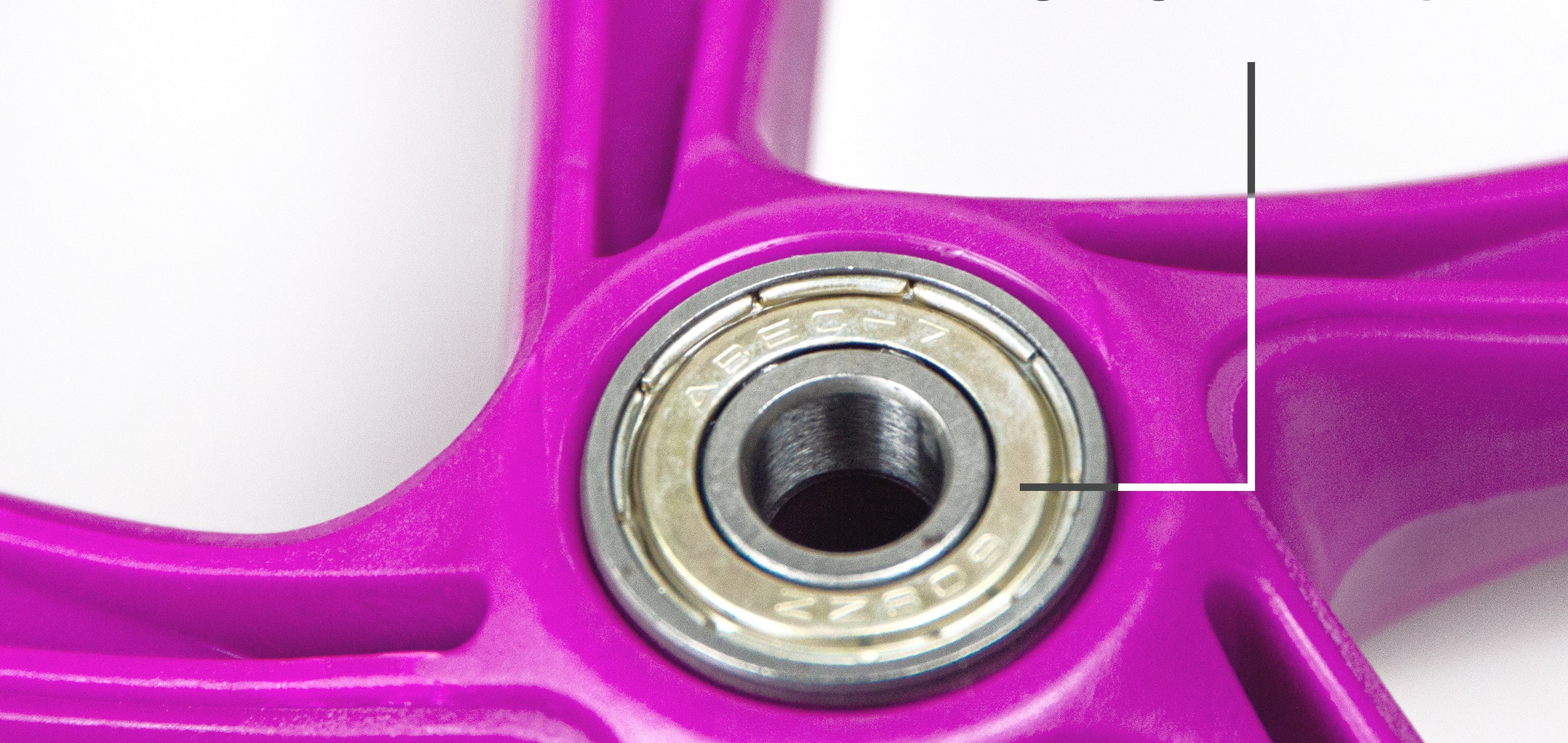 Apollo - 200 mm zestaw zapasowych kół do City Scooter - Phantom / Spectre - LED Różowy Transparent