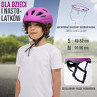 Apollo - Apollo kask rowerowy dla dzieci, kask dla dzieci i młodzieży, kask multi-sportowy - Pink Fade