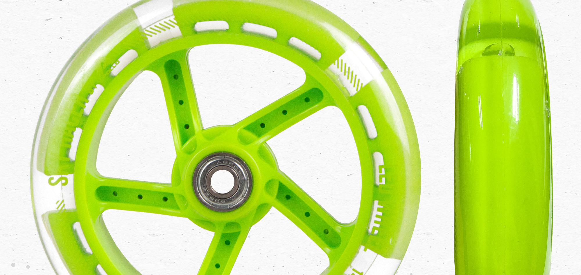 Apollo - Zestaw zapasowych kół do Skyracer - 145 mm - od Apollo - Zielony