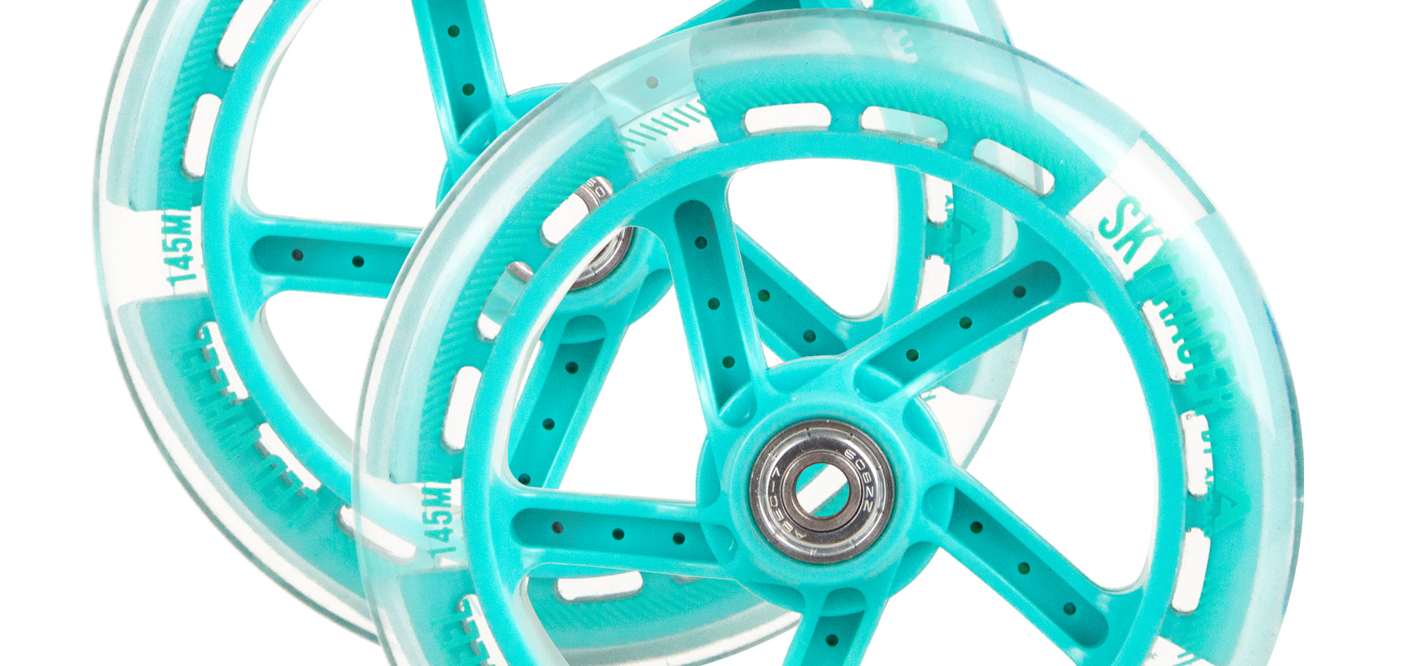 Apollo - Zestaw zapasowych kół do Skyracer - 145 mm - od Apollo - Jasnoniebieski