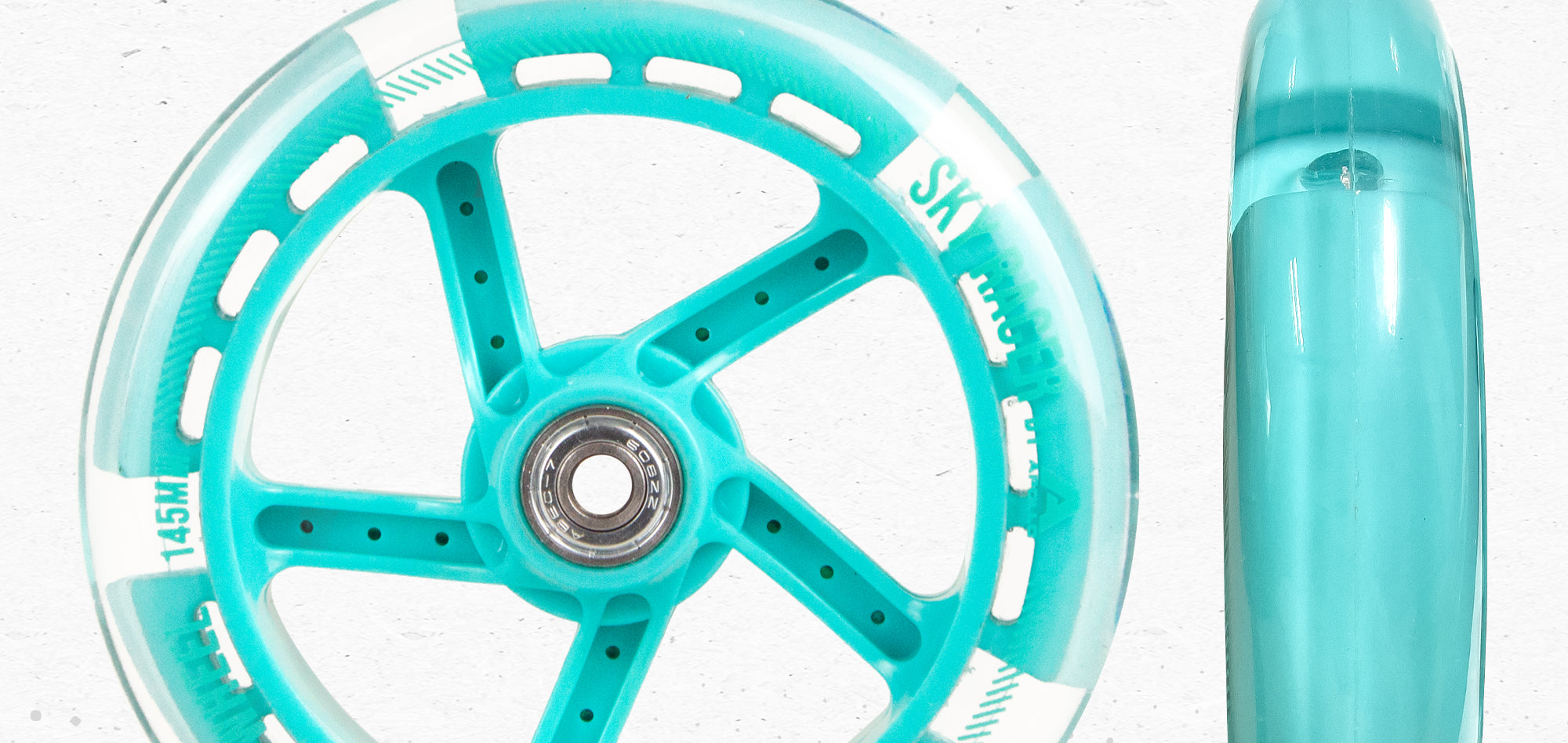 Apollo - Zestaw zapasowych kół do Skyracer - 145 mm - od Apollo - Jasnoniebieski