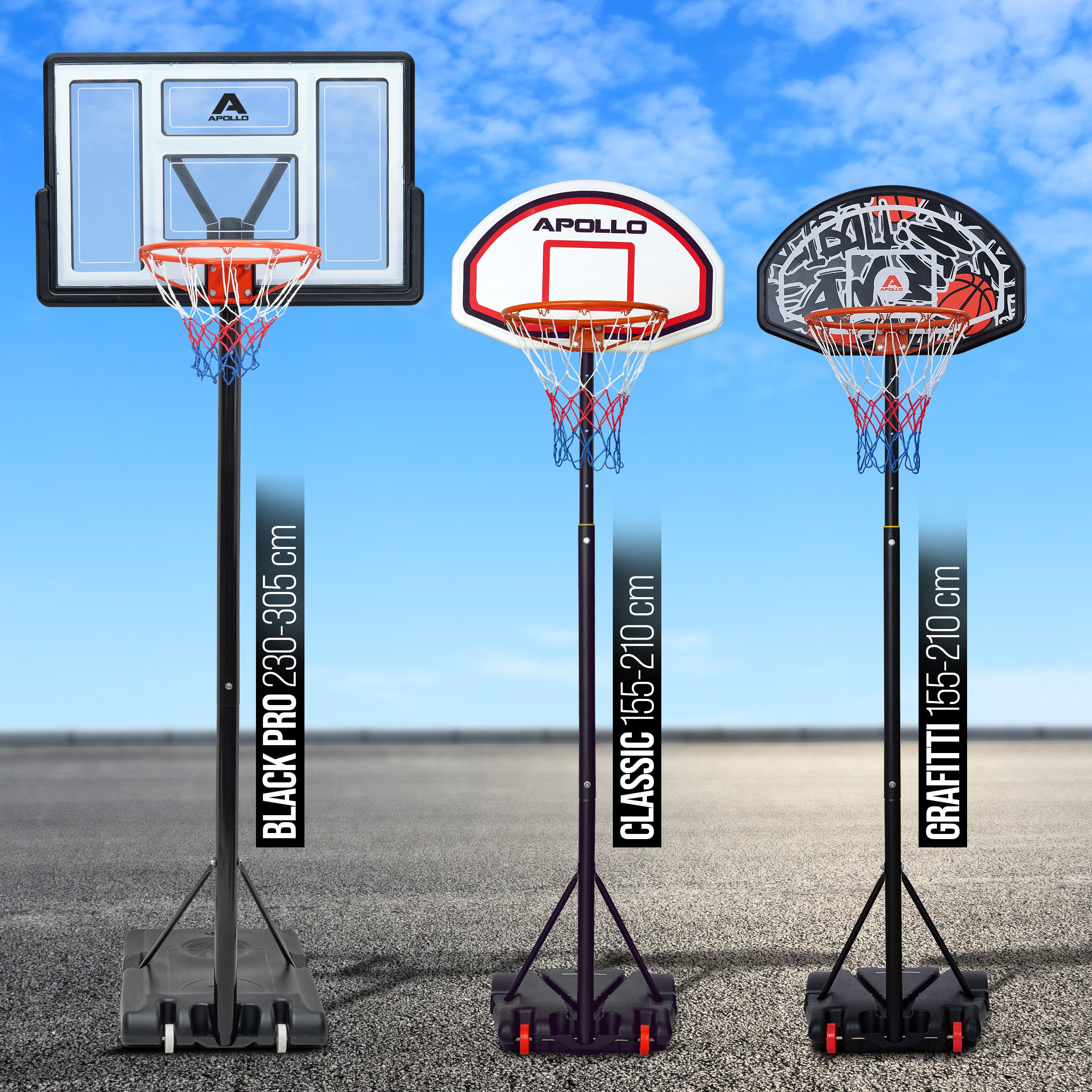 Apollo - Apollo piłka do koszykówki do użytku wewnątrz i na zewnątrz, rozmiar 7 - pomarańczowa - Pomarańczowy