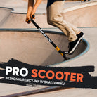 Apollo - Hulajnoga stunt „Eagle” – anodowany profesjonalny stunt roller z łożyskami ABEC 9 - Czarny Pomarańczowy