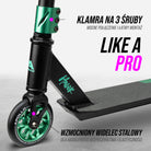 Apollo - Hulajnoga stunt „Hawk” – freestyle kickscooter dla dzieci i dorosłych - Czarny Ocean