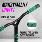 Apollo - Hulajnoga stunt „Hawk” – freestyle kickscooter dla dzieci i dorosłych - Czarny Ocean