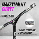 Apollo - Hulajnoga stunt „Hawk” – freestyle kickscooter dla dzieci i dorosłych - Czarny Biały