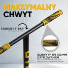 Apollo - Hulajnoga stunt „Eagle” – anodowany profesjonalny stunt roller z łożyskami ABEC 9 - Czarny Złoty