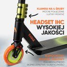 Apollo - Hulajnoga stunt „Eagle” – anodowany profesjonalny stunt roller z łożyskami ABEC 9 - Czarny Zielony Pomarańczowy