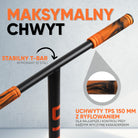 Apollo - Hulajnoga stunt „Eagle” – anodowany profesjonalny stunt roller z łożyskami ABEC 9 - Czarny Zielony Pomarańczowy