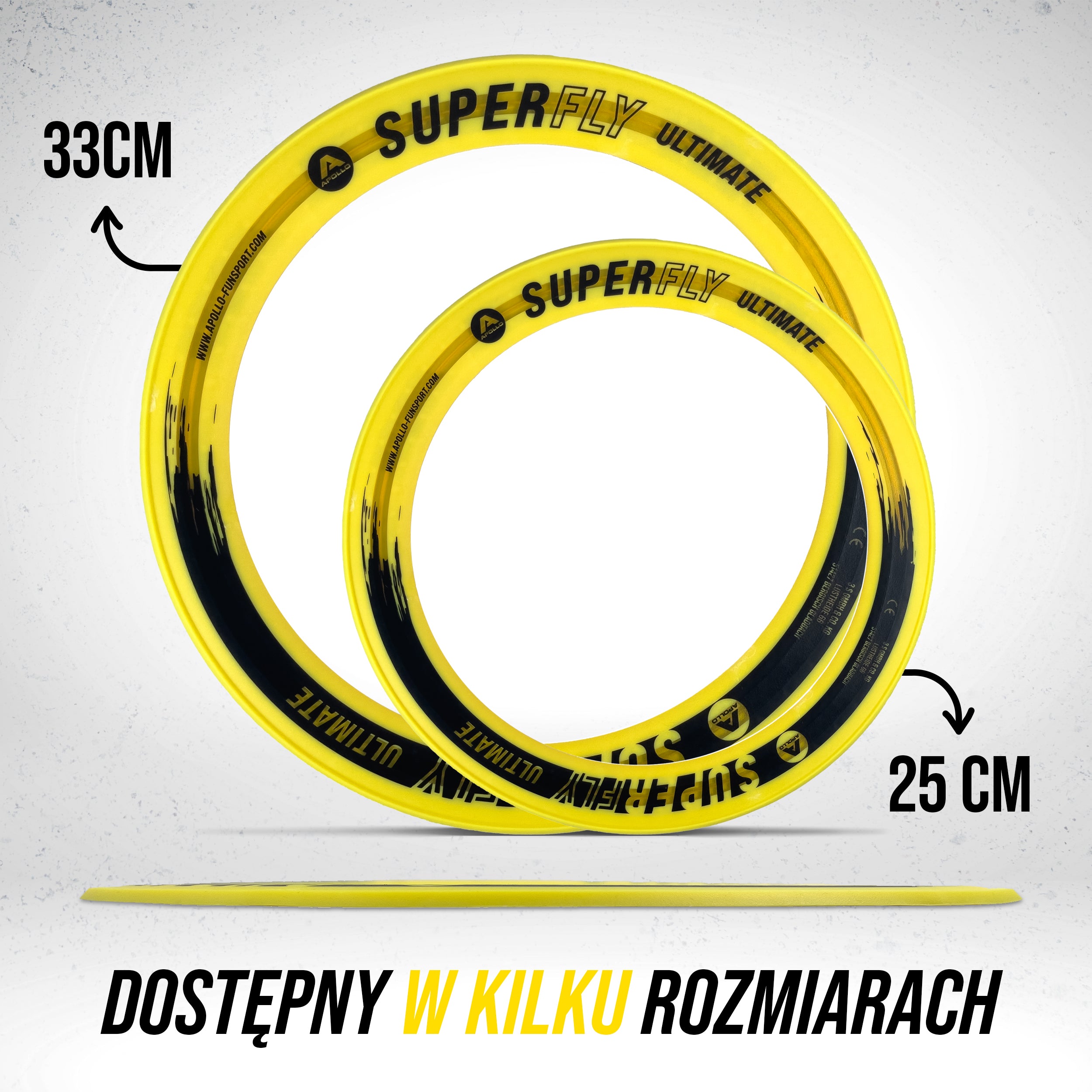 Apollo Funsport PL - Apollo Superfly - najlepszy pierścień do rzucania - Żółty
