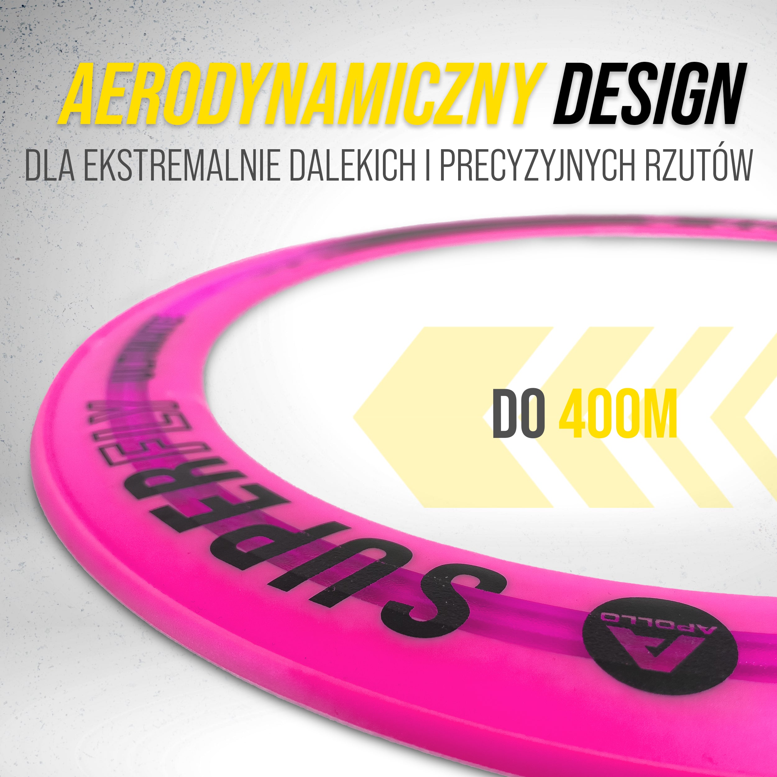 Apollo Funsport PL - Apollo Superfly - najlepszy pierścień do rzucania - Różowy