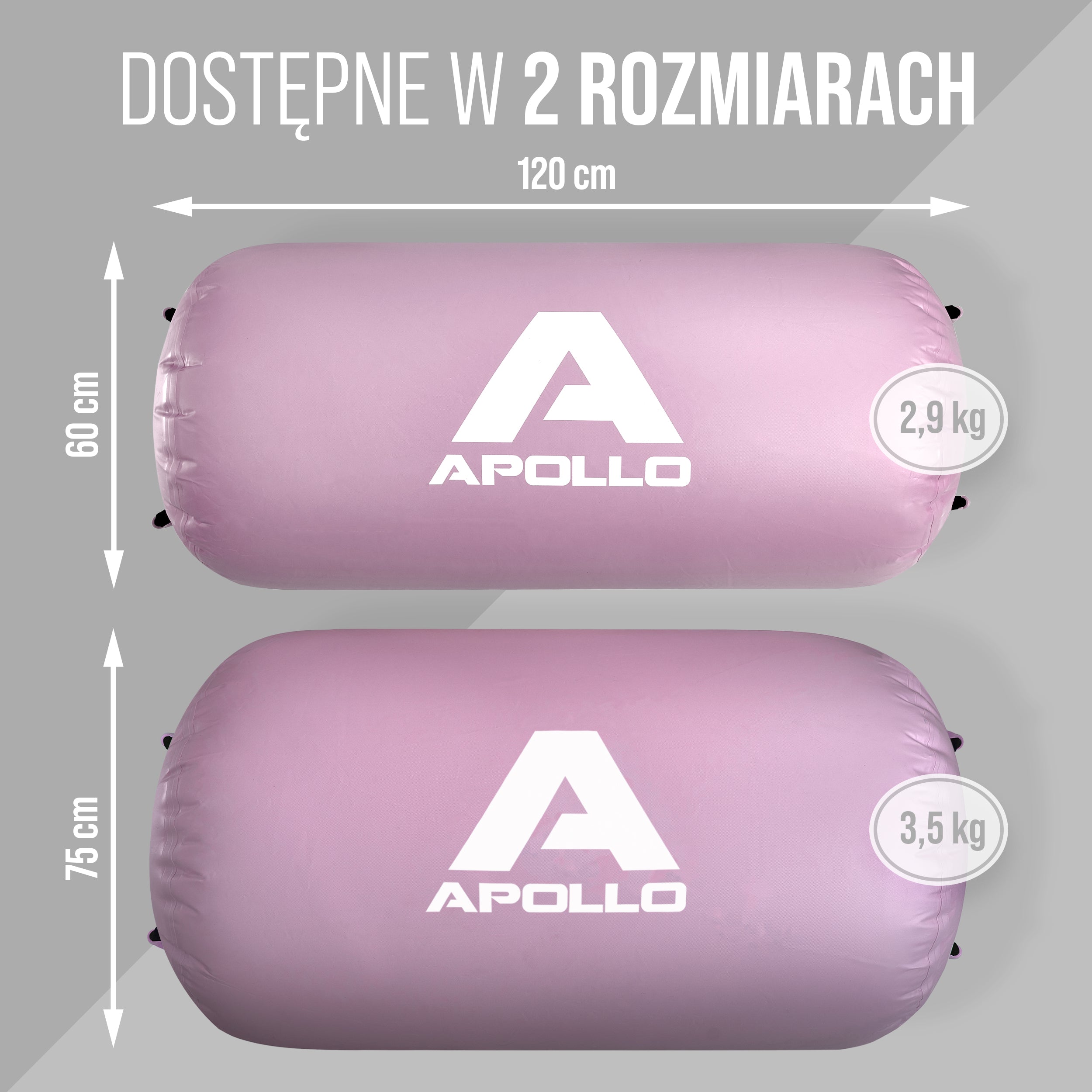 Apollo - Air Roll Pro - Roller powietrzny - Różowy