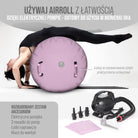 Apollo - Air Roll Pro - Roller powietrzny - Różowy