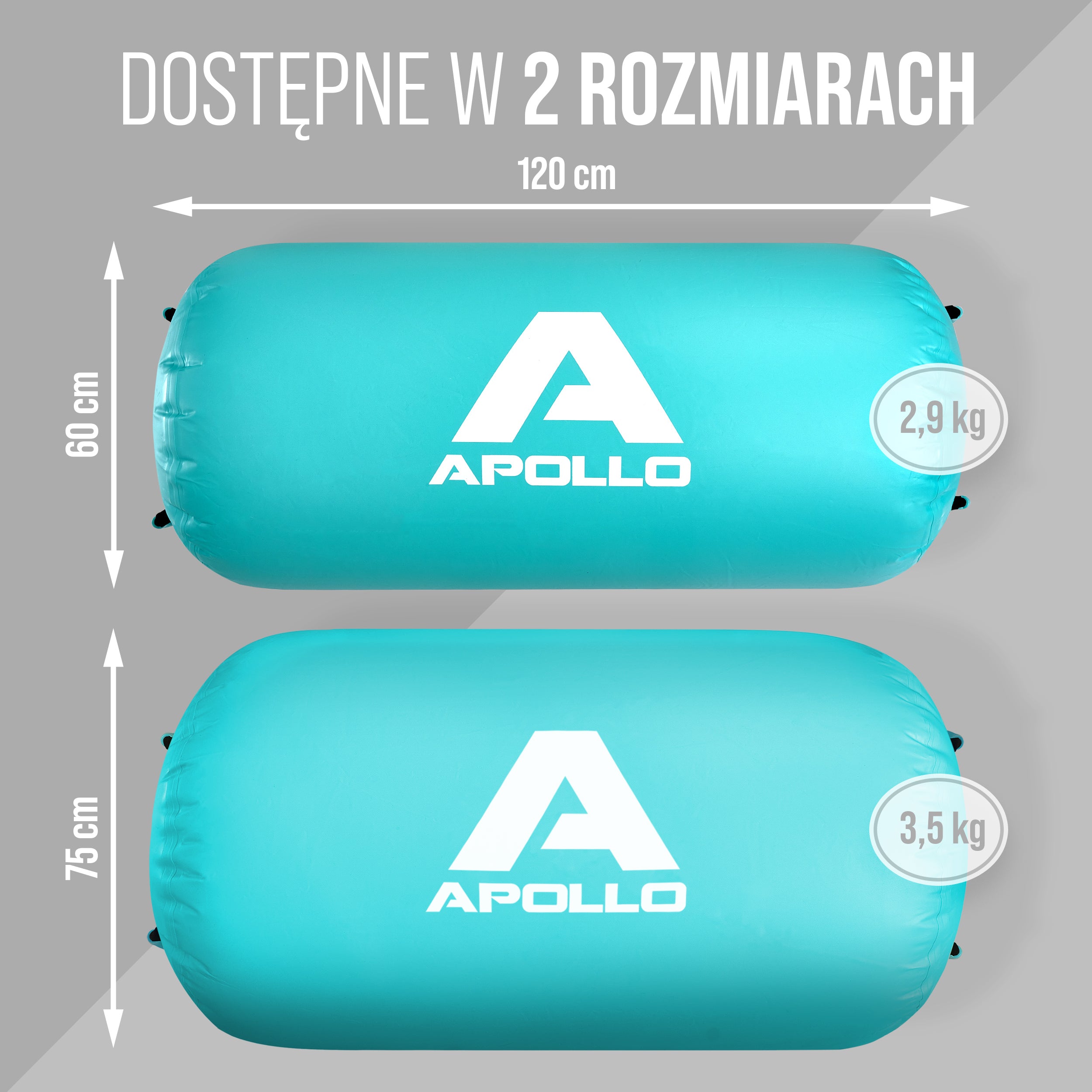 Apollo - Air Roll Pro - Roller powietrzny - Jasnoniebieski