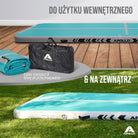Apollo Funsport PL - Air Mat Pro - Mata powietrzna - Jasnoniebieski - Full Color 300x100x10