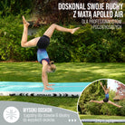 Apollo Funsport PL - Air Mat Pro - Mata powietrzna - Jasnoniebieski - Full Color 300x100x10