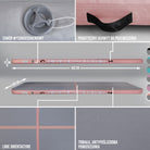 Apollo Funsport PL - Air Mat Pro - Mata powietrzna - Peach 400x100x10